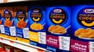 NEW YORK, NEW YORK - NOVEMBER 08: Boxes of Macaroni &amp; Cheese are seen on display at Ideal Food Basket on November 08, 2021 in the Flatbush neighborhood of Brooklyn borough in New York City. Snack makers Kraft Heinz and Mondelez announced that they will be raising prices for retail customers on several of their products, including Kraft Mac &amp; Cheese, Jell-O, Bagel Bites, Cool Whip, Toblerone, Sour Patch Kids and other items starting next year. They also said that if the retail customers do not pay, the price hike will be passed on to the public. Food and consumer product manufacturers are dealing with higher costs due to labor, raw materials, transportation and other expenses like most U.S. companies, with the coronavirus (COVID-19) pandemic forcing a high demand for snacks due to consumers spending more time at home. (Photo by Michael M. Santiago/Getty Images) - Fox Business News