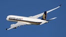 An Airbus A350-941 from Singapore Airlines is taking off from Barcelona Airport in Barcelona, Spain, on February 29, 2024. (Photo by Urbanandsport/NurPhoto via Getty Images)
