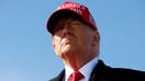 LITITZ, PENNSYLVANIA - NOVEMBER 03: Republican presidential nominee, former U.S. President Donald Trump arrives for a campaign rally at Lancaster Airport on November 03, 2024 in Lititz, Pennsylvania. With only two days until the election, Trump is campaigning for re-election on Sunday in the battleground states of Pennsylvania, North Carolina and Georgia. (Photo by Chip Somodevilla/Getty Images)