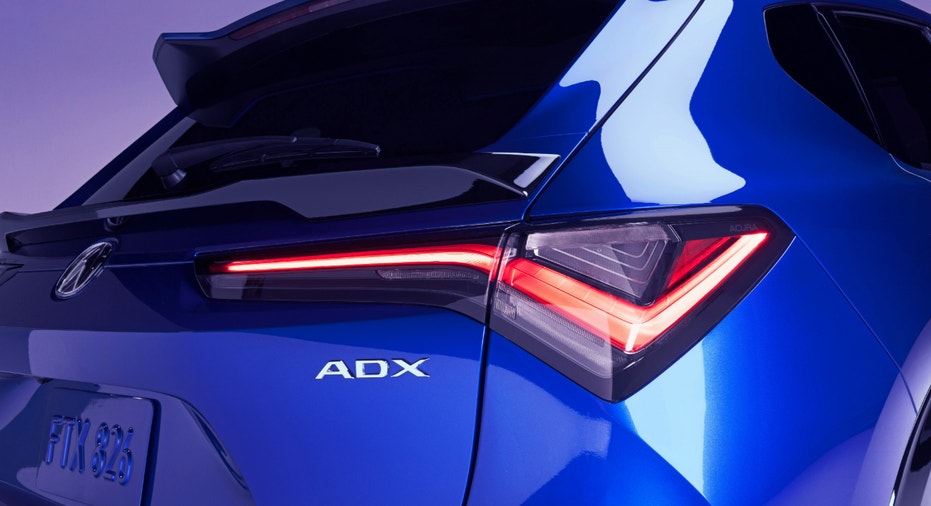 The 2025 Acura ADX equipped with the A-Spec with Advance Package trim.