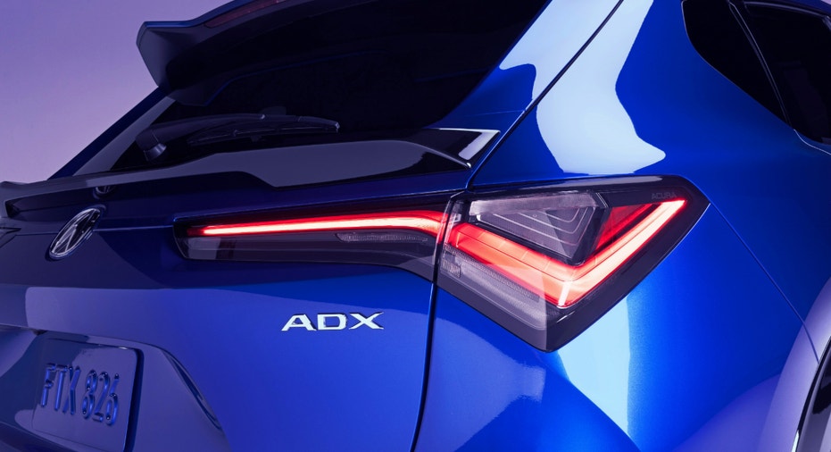 The 2025 Acura ADX equipped with the A-Spec with Advance Package trim.