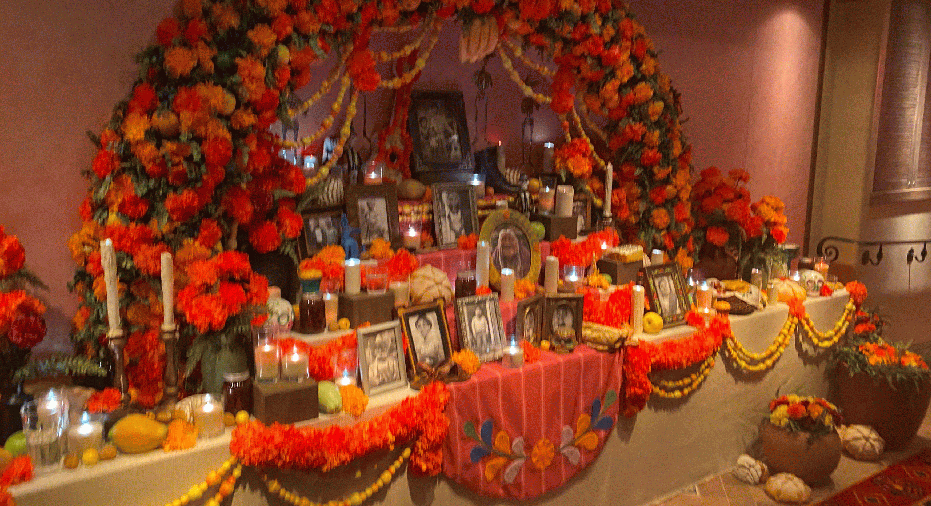 The ofrenda on the Disney Treasure