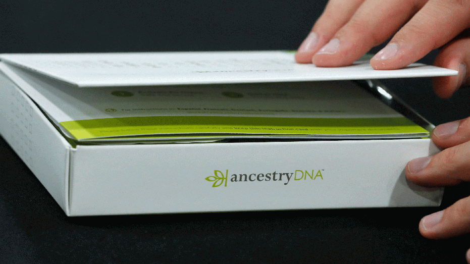 An attendee views an Ancestry.com Inc. DNA kit at the 2017 RootsTech Conference in Salt Lake City, Utah, U.S., on Thursday, Feb. 9, 2017. The four-day conference is a genealogy event focused on discovering and sharing family connections across generations through technology. Photographer: George Frey/Bloomberg via Getty Images