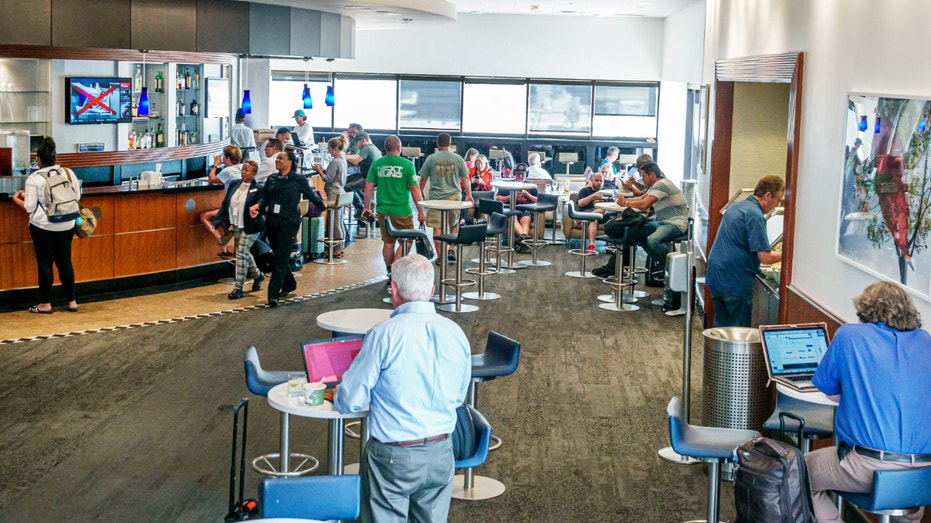 The Delta Sky Club at the Hartsfield-Jackson Atlanta International Airport in Georgia.