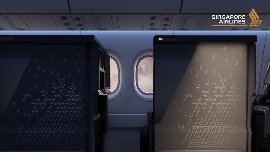 A look at its new design for business class seats on the A350-900 planes
