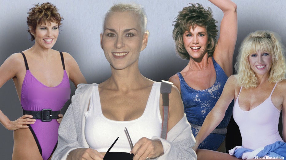 Raquel Welch, Susan Powter, Jane Fonda and Suzanne Somers