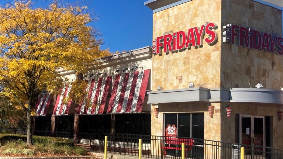 A shuttered TGI Fridays