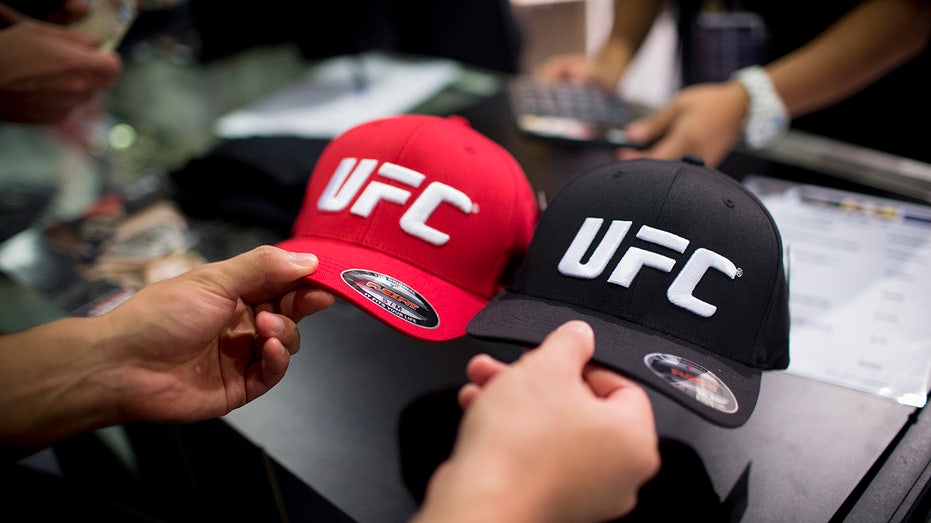 UFC logo on hats