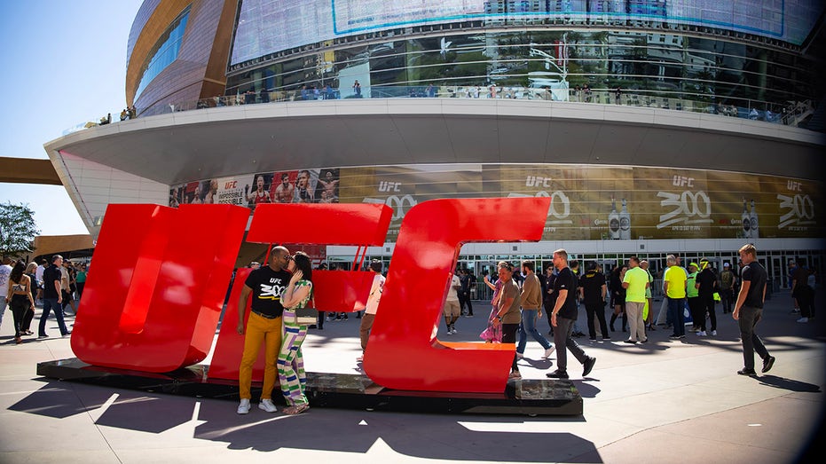 UFC Logo outside arena