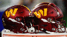 ARLINGTON, TEXAS - NOVEMBER 23: A detail of the Washington Commanders logo on a helmet against the Dallas Cowboys during the first half at AT&amp;T Stadium on November 23, 2023 in Arlington, Texas. (Photo by Brandon Sloter/Image Of Sport/Getty Images)
