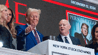 Trump rings opening bell at New York Stock Exchange