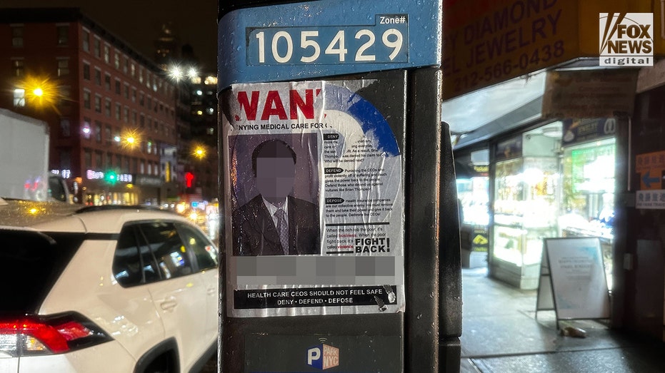 Wanted CEO poster in New York City