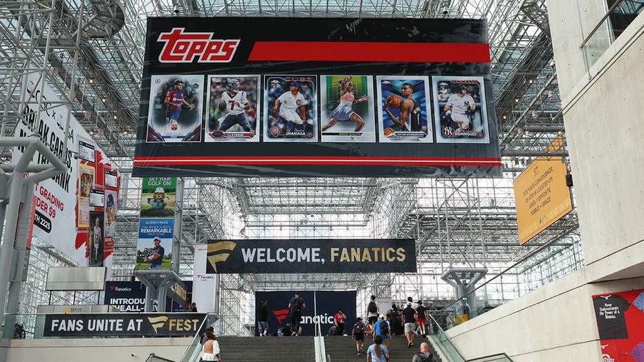 Fanatics Fest banners at Javits Center