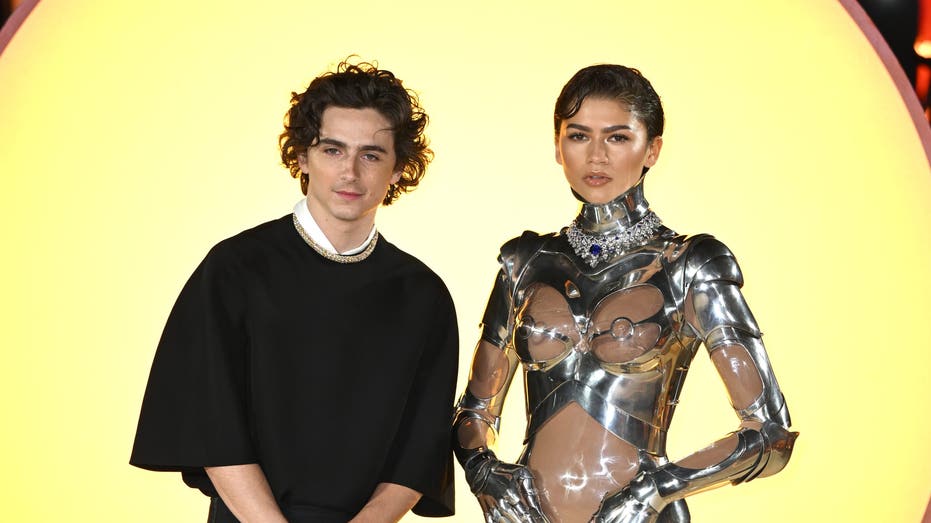 Timothée Chalamet and Zendaya