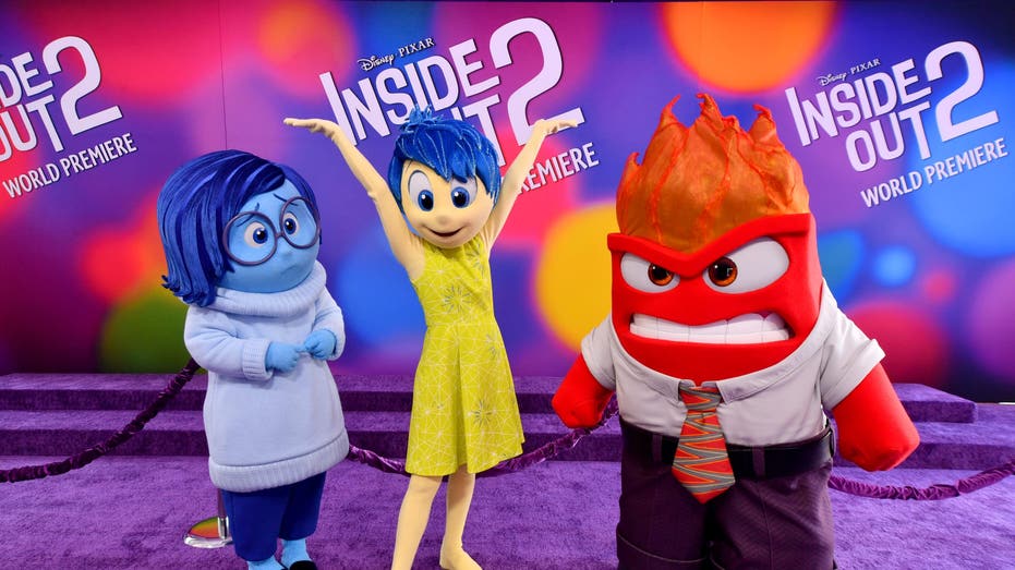 Characters from Inside Out 2