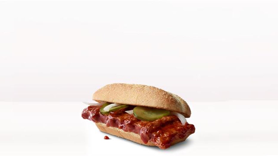 McRib closeup