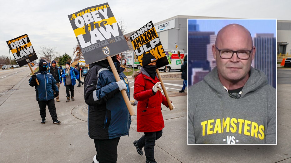 Teamsters president Sean O'Brien is on strike