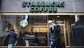 People pass by a Starbucks coffee shop in Manhattan, New York, United States on Jan. 15, 2025. - Fox News