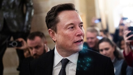 UNITED STATES - DECEMBER 5: Elon Musk is seen in the U.S. Capitol after a meeting with Sen. John Thune, R-S.D., while on the Hill to talk about President-elect Donald Trump's "Department of Government Efficiency," on Thursday, December 5, 2024. (Tom Williams/CQ-Roll Call, Inc via Getty Images)