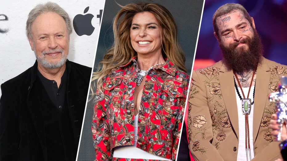 Billy Crystal, Shania Twain, Post Malone split