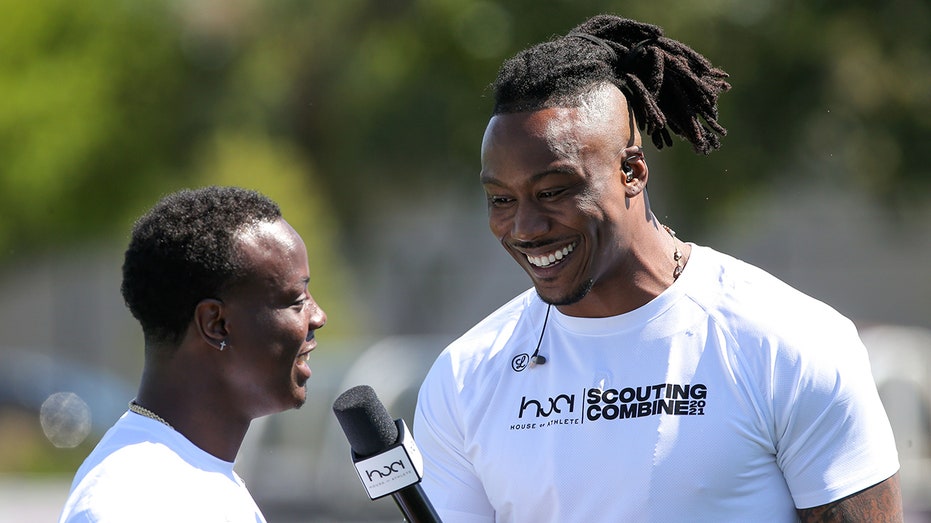 Brandon Marshall speaks to media