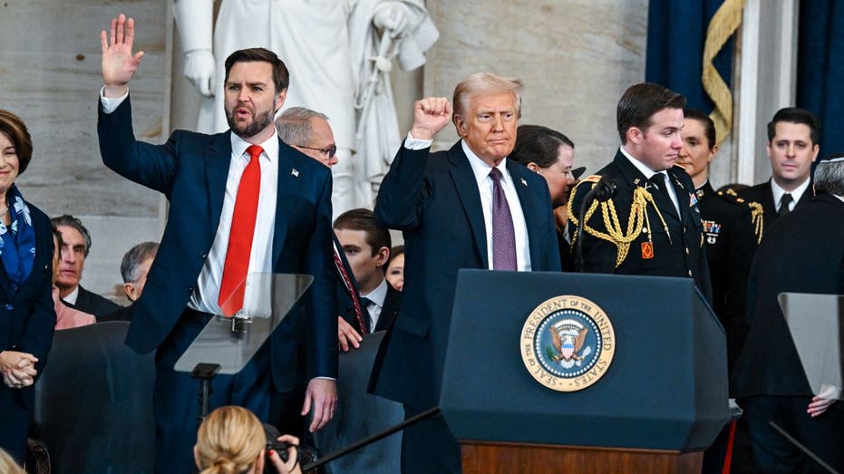 President Donald Trump is inaugurated in 2025