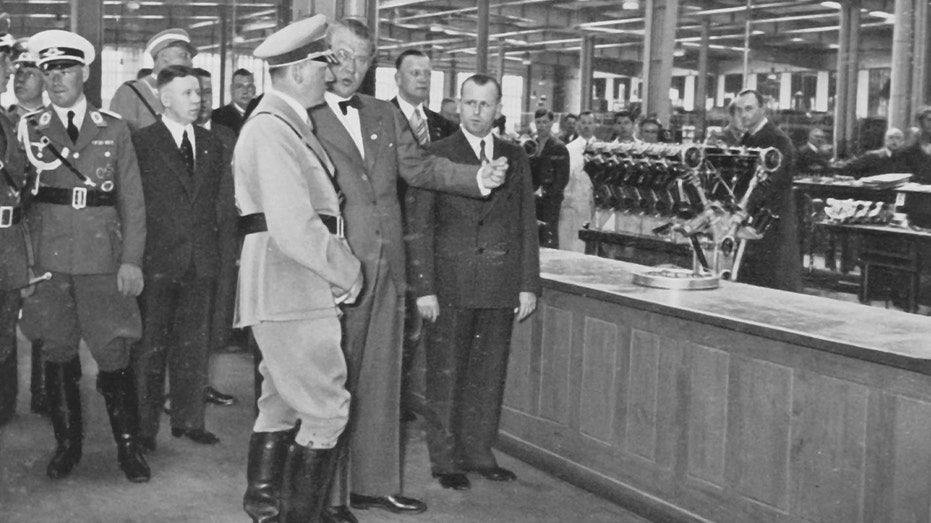 Hitler visits BMW factories