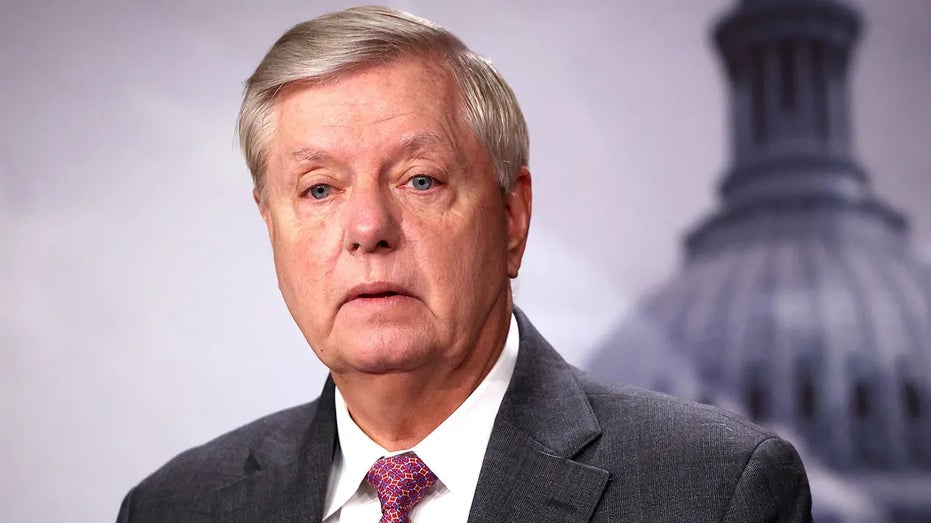 Sen. Lindsey Graham (R-SC) speaks on southern border security and illegal immigration, during a news conference at the U.S. Capitol on July 30, 2021 in Washington, D.C.