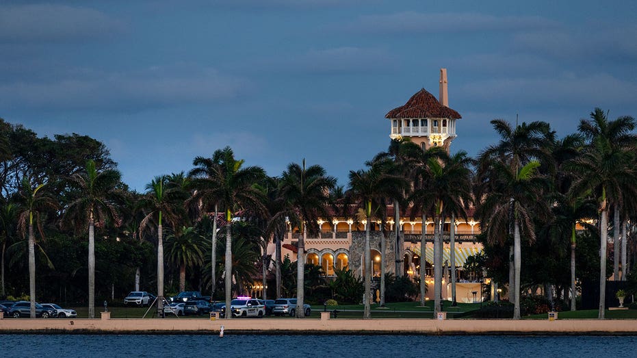 PALM BEACH, FLORIDA - JANUARY 11: Lights shine from the Mar-a-Lago Club, President-elect Donald Trump's Florida residence on January 11, 2025 in Palm Beach, Florida. Trump will be sworn in as the 47th president of the United States on January 20, making him the only president other than Grover Cleveland to serve two non-consecutive terms in the office. (Photo by Scott Olson/Getty Images)