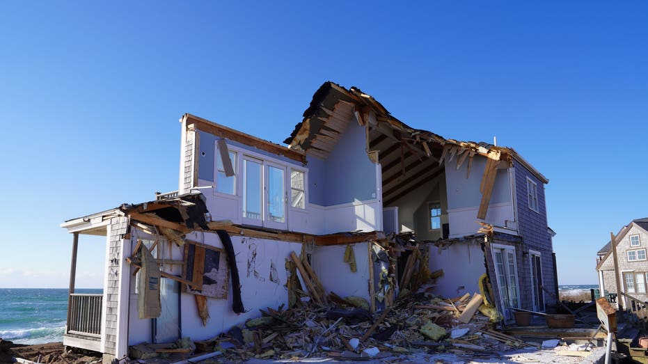 Nantucket house being demolished after beach erosion made it untenable