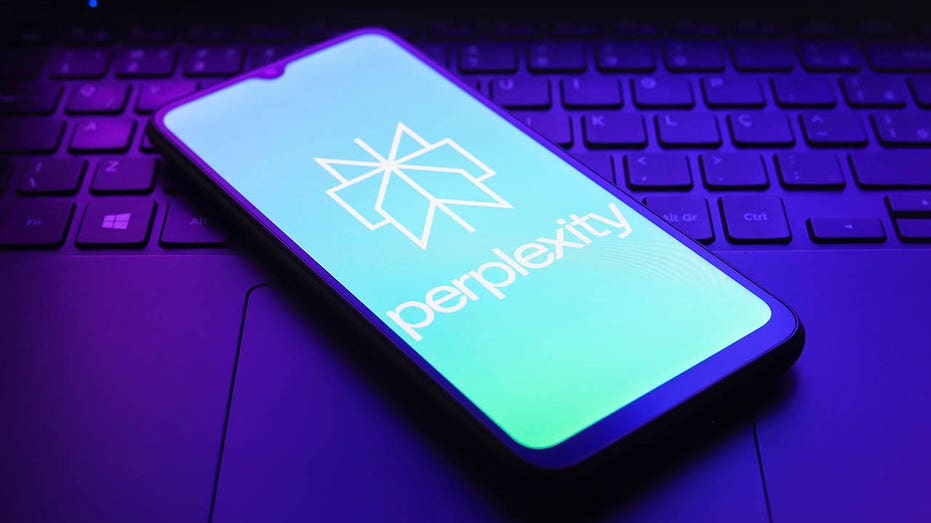 Perplexity ai's logo on a smart phone