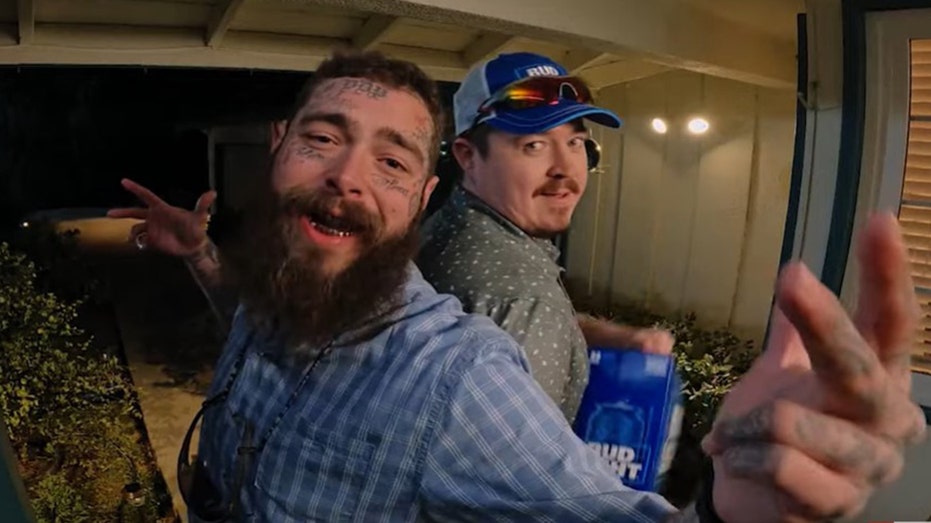 Post Malone and Gillis Star together in a new Bud Light advertising.