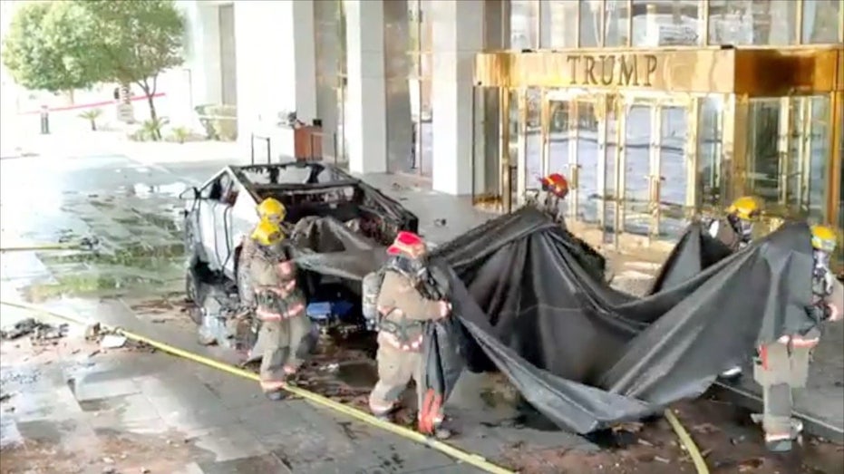 Sebuah Tesla Cybertruck meledak dan terbakar di luar Trump International Hotel Las Vegas