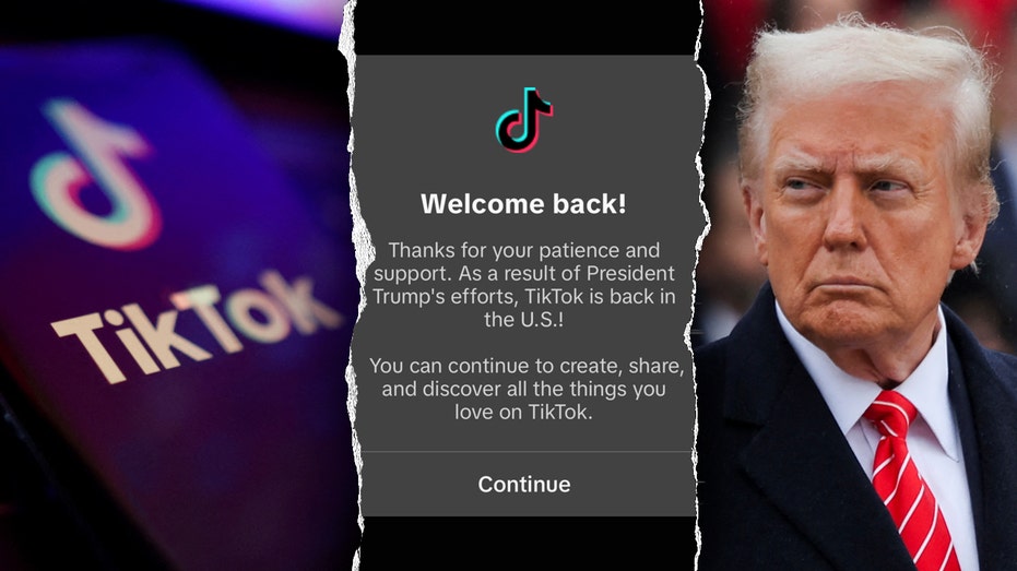 TikTok posts a welcome message