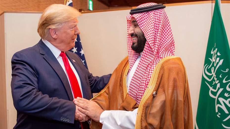 President Donald Trump and Saudi Arabia's Crown Prince Mohammed bin Salman