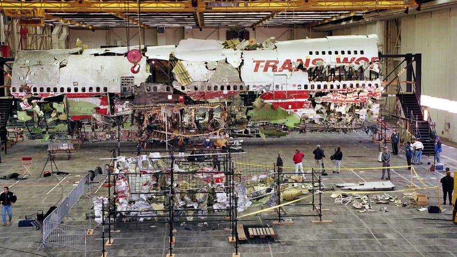 TWA flight 800 wreckage