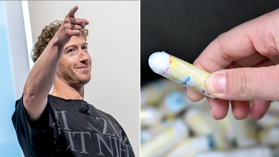 Foto yang disusun Zuckerberg dan Tampon