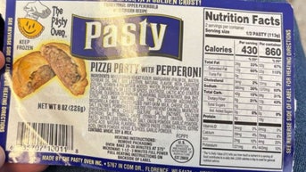 Public health alert issued for meat and poultry pasties over undeclared allergen - Fox News