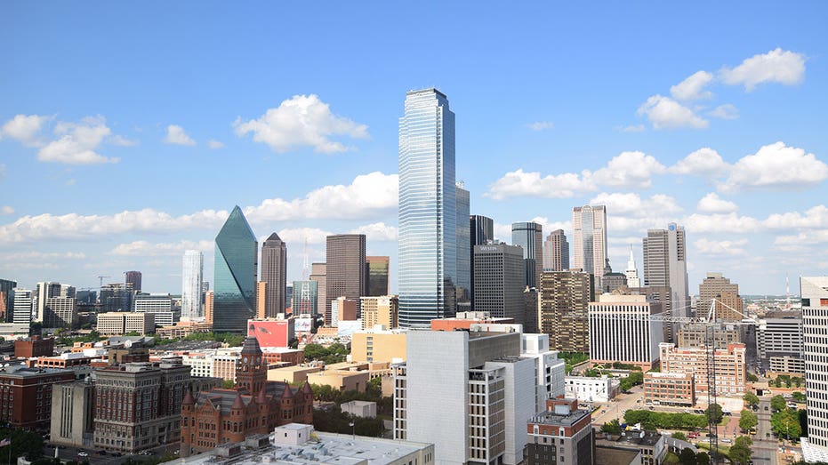 Downtown Dallas, a partial cloudy day of TX. (Figure: Status Images / Universal Images through Getty Images)