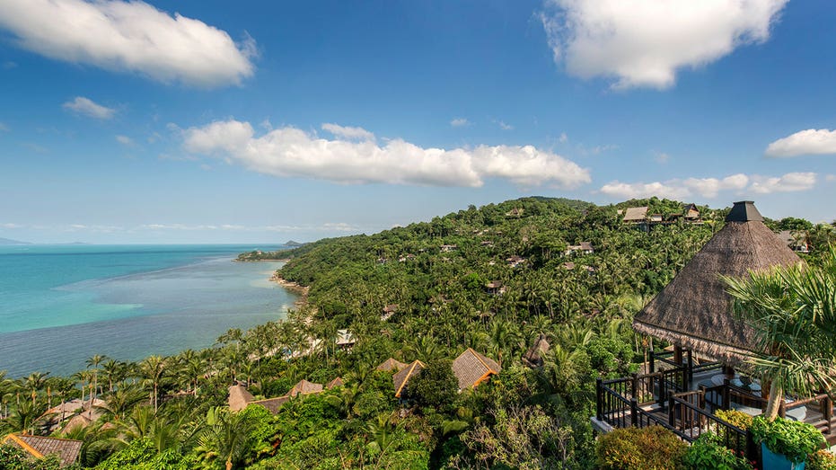 Pemandangan Resor Four Seasons Koh Samui (Kredit: Ken Seet/Four Seasons)