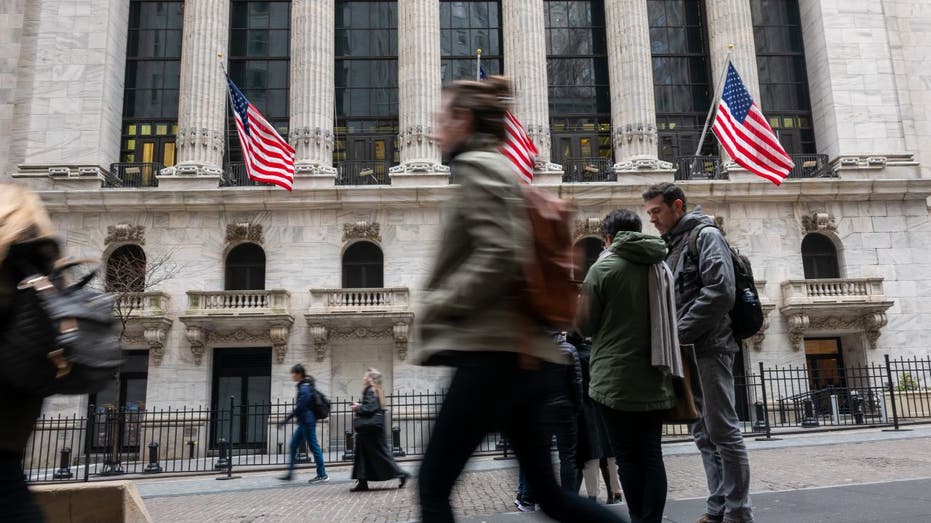 People outside the New York Exchange