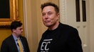 Elon Musk leaves following a luncheon with members of the Senate Republican Conference on Capitol Hill in Washington, D.C., on March 5. 