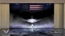 A graphical artist&apos;s rendering shows the Air Force&apos;s sixth generation fighter, the F-47, which will be built by Boeing.