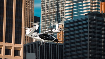 Joby Aviation tests its full-scale prototype eVTOL aircraft in New York City in 2023. - Fox Business News
