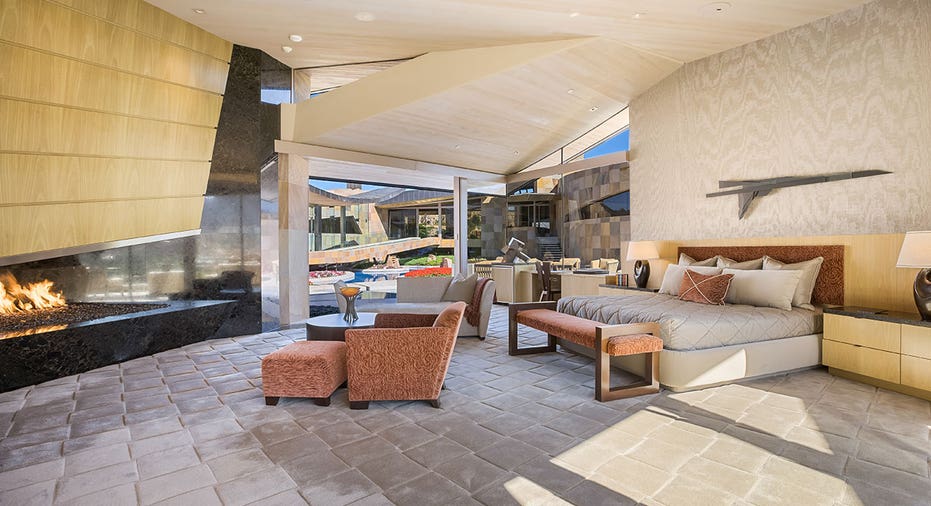 A bedroom inside the $59 million home