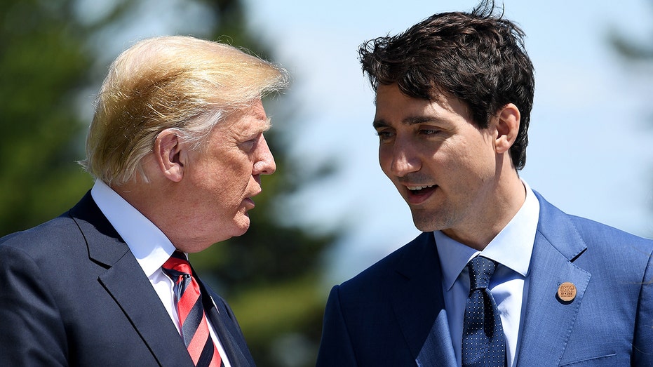 Trudeau and Trump speak in 2018