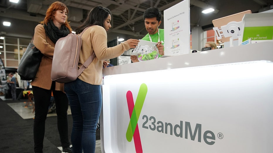 23andMe booth in Salt Lake City in 2019