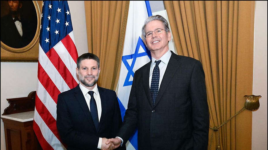 Treasury Secretary Scott Bessent and Israeli Finance Minister Treasury Treasury Secretary Scott Bessent 