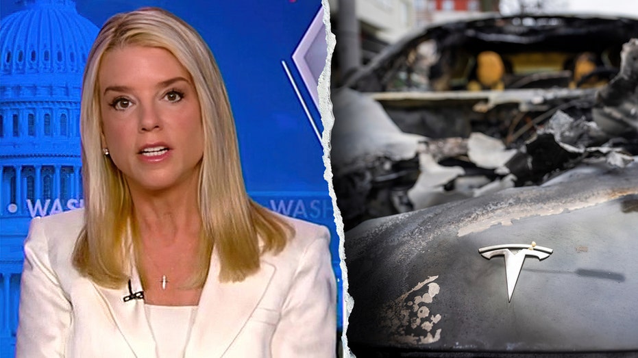 Pam Bondi tentang vandalisme Tesla