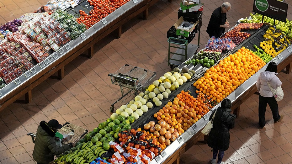 Ontario grocery store following tariff announcement